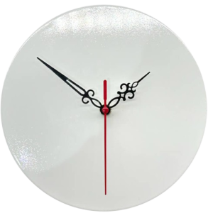 Personalised Clock Round Glass - Custom Design - Photo Print Africa
