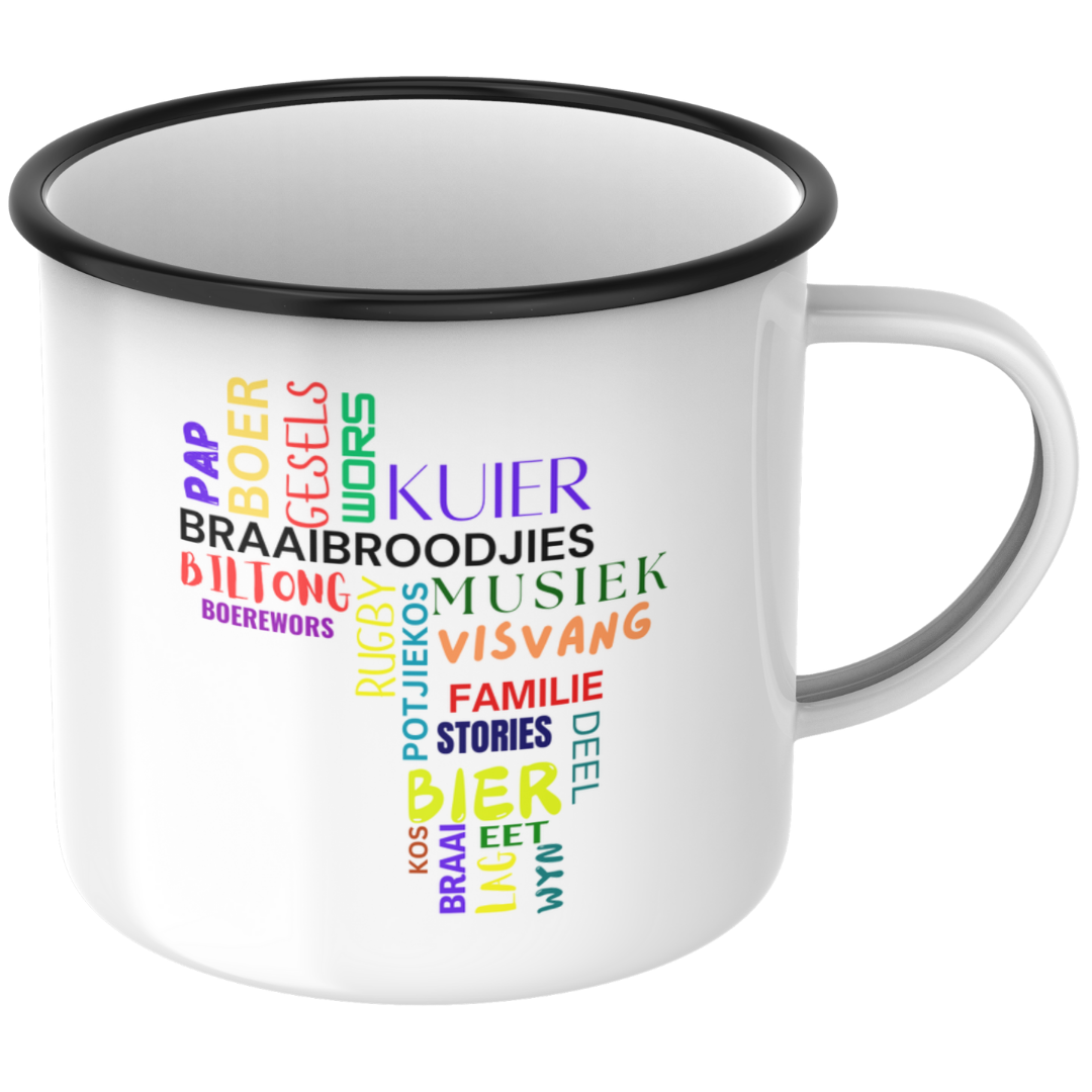 Enamel Mug 9.5x9.5x11cm - Image 3