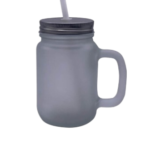 Personalised Mason Jar 500ml with Lid & Straw - Custom Design - Photo Print Africa