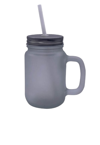 Personalised Mason Jar 500ml with Lid & Straw - Custom Design - Photo Print Africa