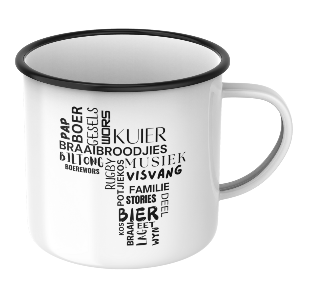 Enamel Mug 9.5x9.5x11cm - Image 5