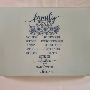 Glass cutting Board 27x18cm