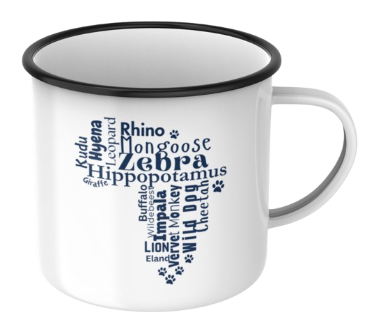 Personalised Enamel Mug - Custom Design - Photo Print Africa