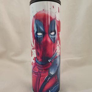 Stainless Steel Hot/Cold Tumbler Black Lid (600ml)