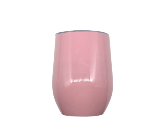 Personalised Stainless Steel Wine Tumbler in White/Pink/Blue/Teal/Rose Gold/Purple - Custom Design - Photo Print Africa