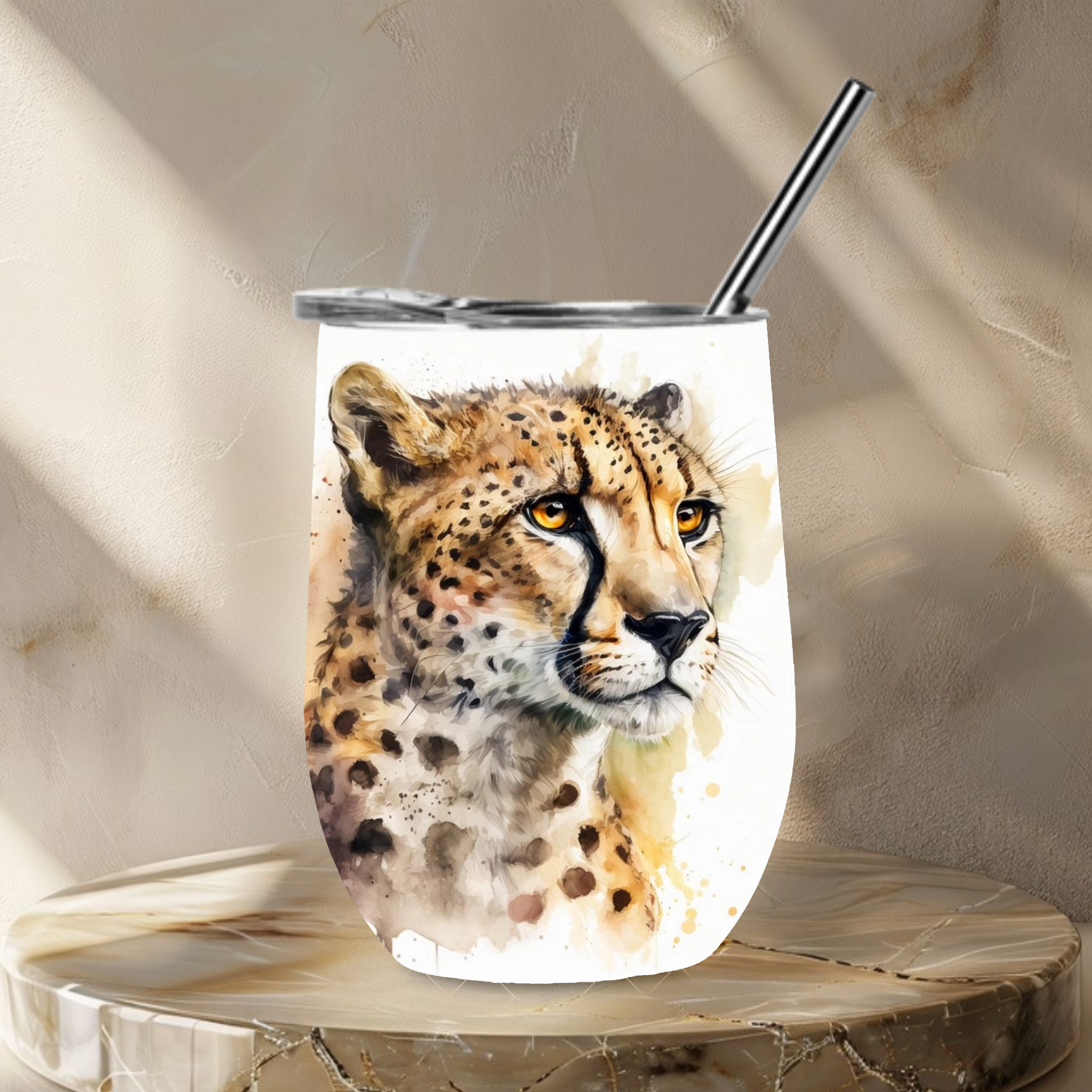 Personalised Stainless Steel Wine Tumbler - Custom Design - Photo Print Africa