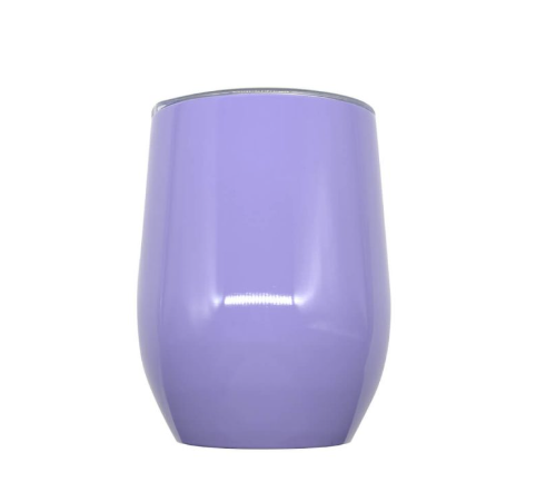 Stainless Steel Wine Tumbler - White/Pink/Blue/Teal/Rose Gold/Purple - Image 6