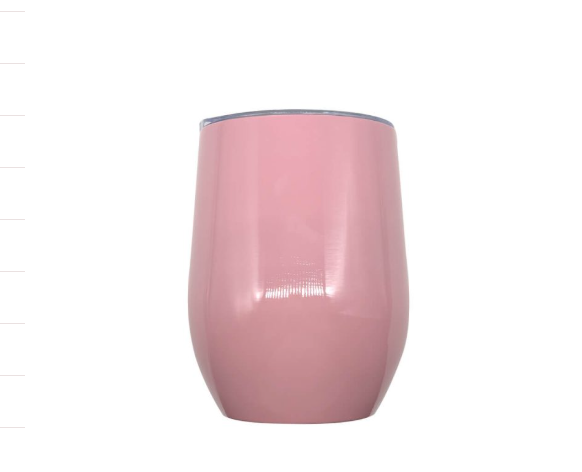 Stainless Steel Wine Tumbler - White/Pink/Blue/Teal/Rose Gold/Purple - Image 7