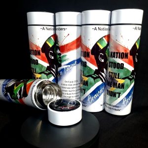 LIMITED Edition - Commemorative Temp Flask. ONLY 50 made!  Get Yours soon to avoid disappointment!  They are selling fast!!!!  Price includes shipping Nation Wide!  Each Flask is individually numbered.