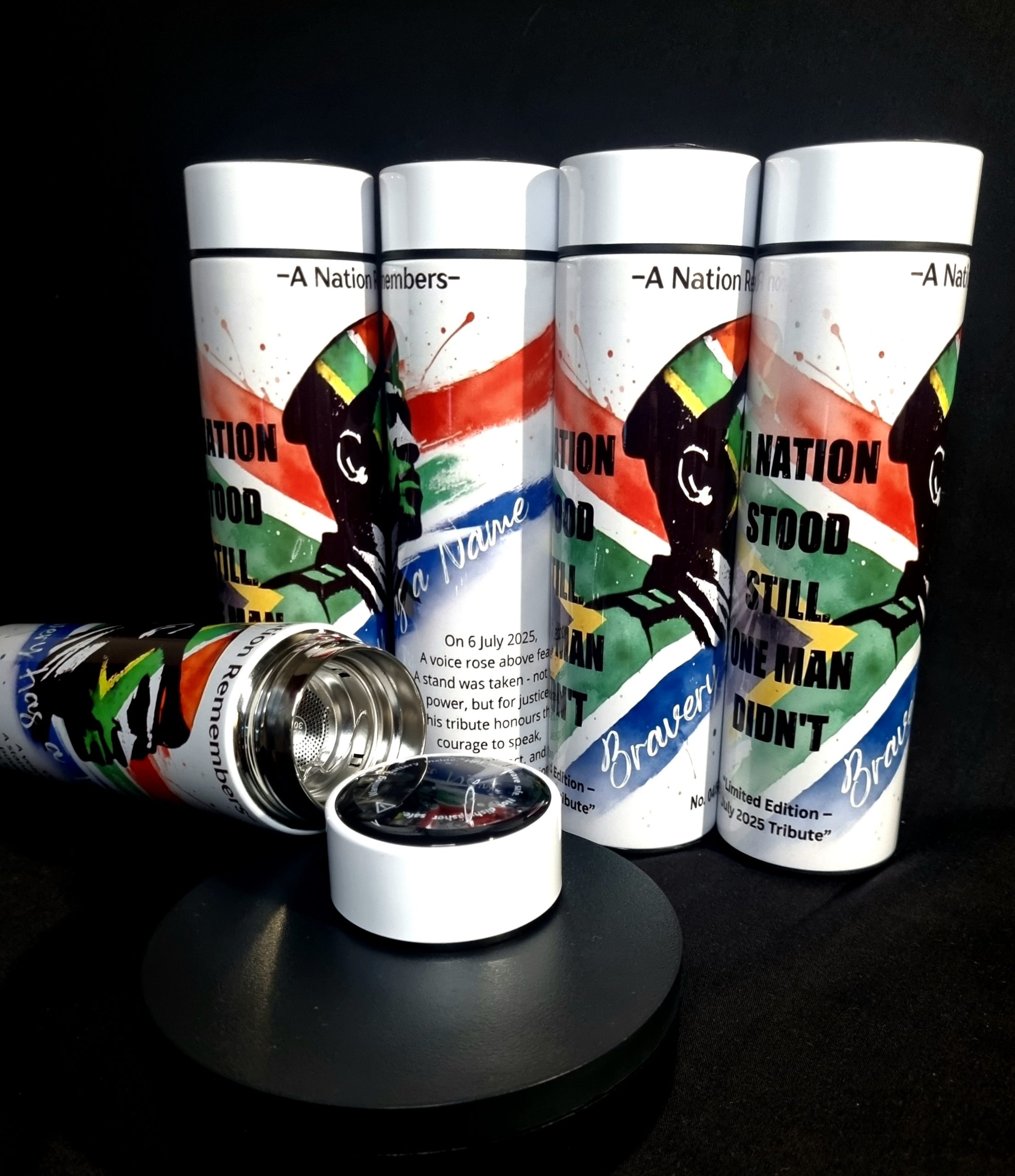 LIMITED Edition - Commemorative Temp Flask. ONLY 50 made! Get Yours soon to avoid disappointment! They are selling fast!!!! Price includes shipping Nation Wide! Each Flask is individually numbered.